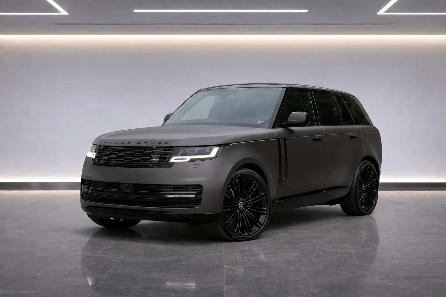 Range Rover in VELO showroom